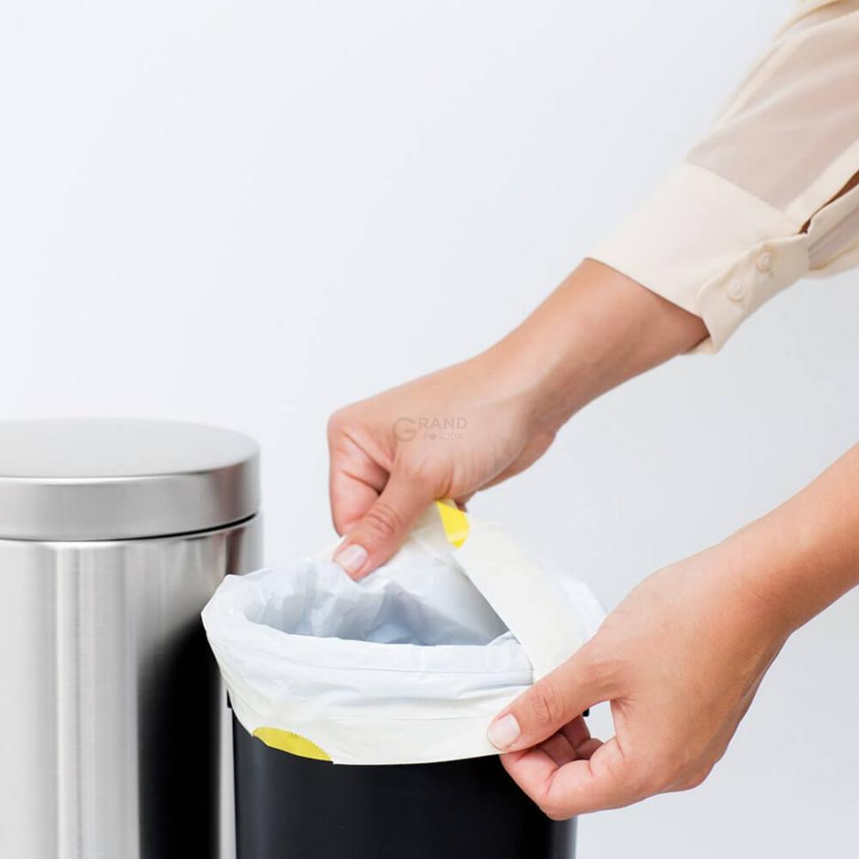Brabantia Пакети для сміття, 3 л, розмір А, 60 шт білих | https://grandposuda.com.ua