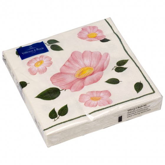 Villeroy & Boch Серветки 33 х 33 см 20 шт. Wildrose | https://grandposuda.com.ua