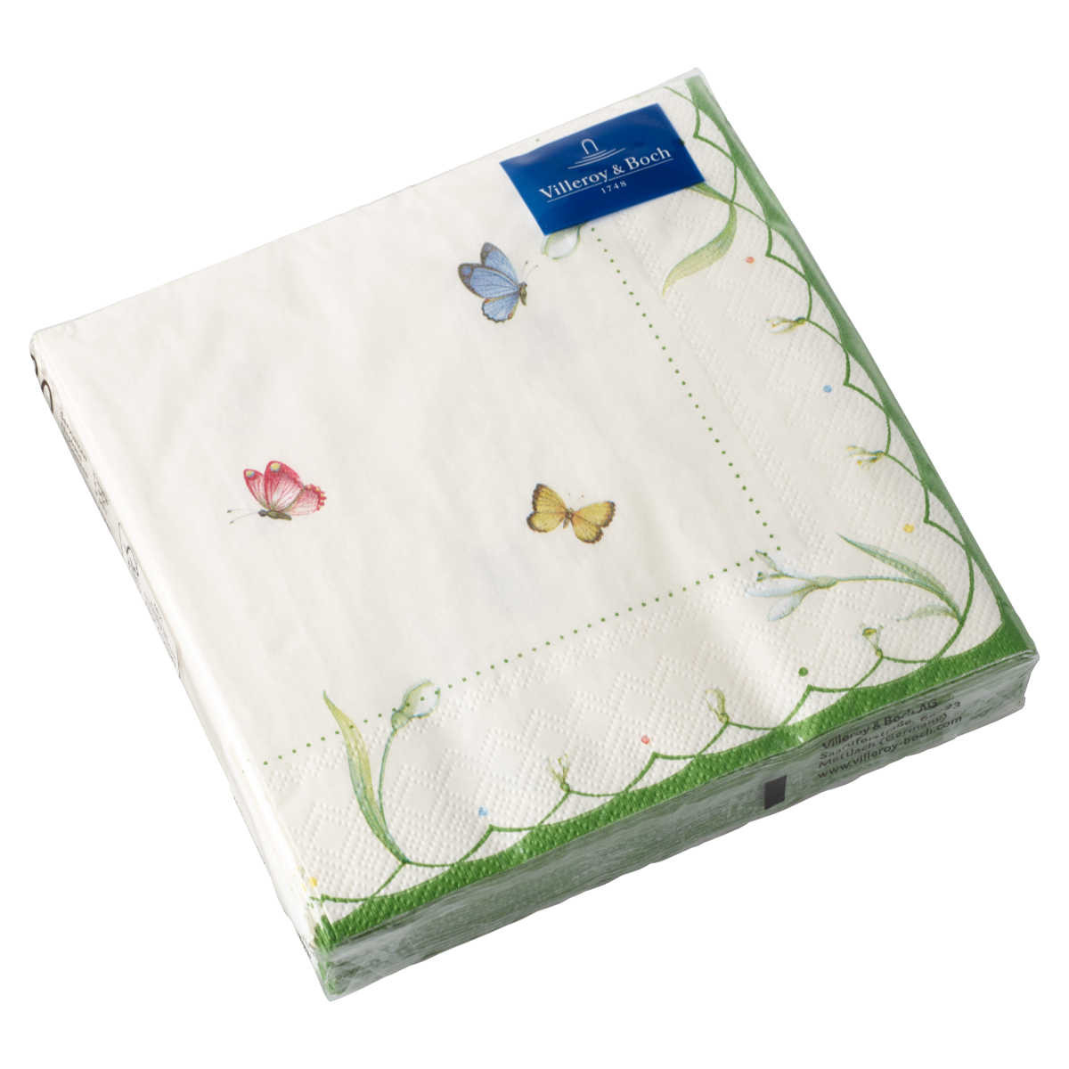 Villeroy & Boch Серветки паперові 33x33 см, набір 20 шт. Colourful Spring | https://grandposuda.com.ua