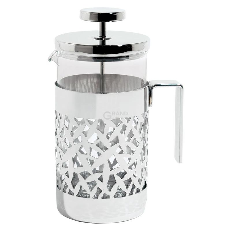 Alessi Френч-пресс 16х25,5х16 см прозрачный/металлик Cactus | https://grandposuda.com.ua