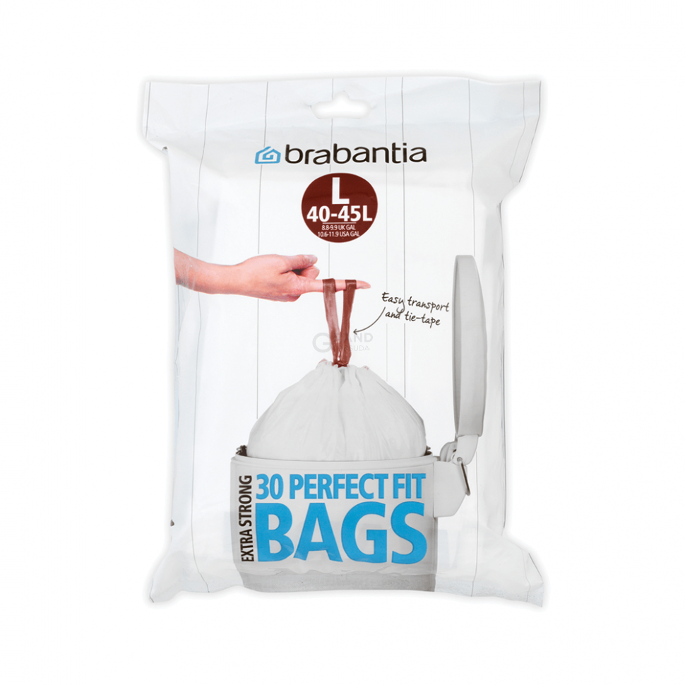 Brabantia Пакеты для мусора, 40/45 л, размер 