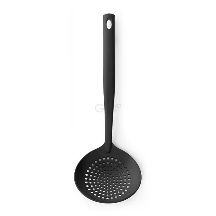 Brabantia Шумовка 33,3 см черная Basic | https://grandposuda.com.ua