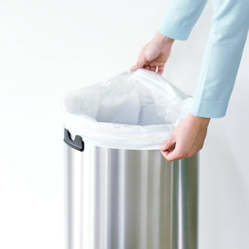 Brabantia Пакети для сміття, 40/50 л, розмір H, 30 шт білих | https://grandposuda.com.ua