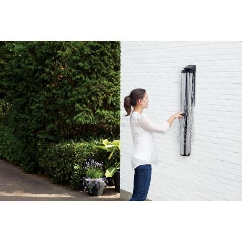 Brabantia Настенная сушилка для белья с чехлом, 24 м навески WallFix | https://grandposuda.com.ua