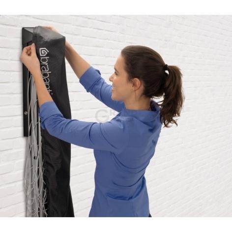Brabantia Настенная сушилка для белья с чехлом, 24 м навески WallFix | https://grandposuda.com.ua