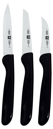 Zwilling Набор ножей 3 предмета черный Twin Grip | https://grandposuda.com.ua