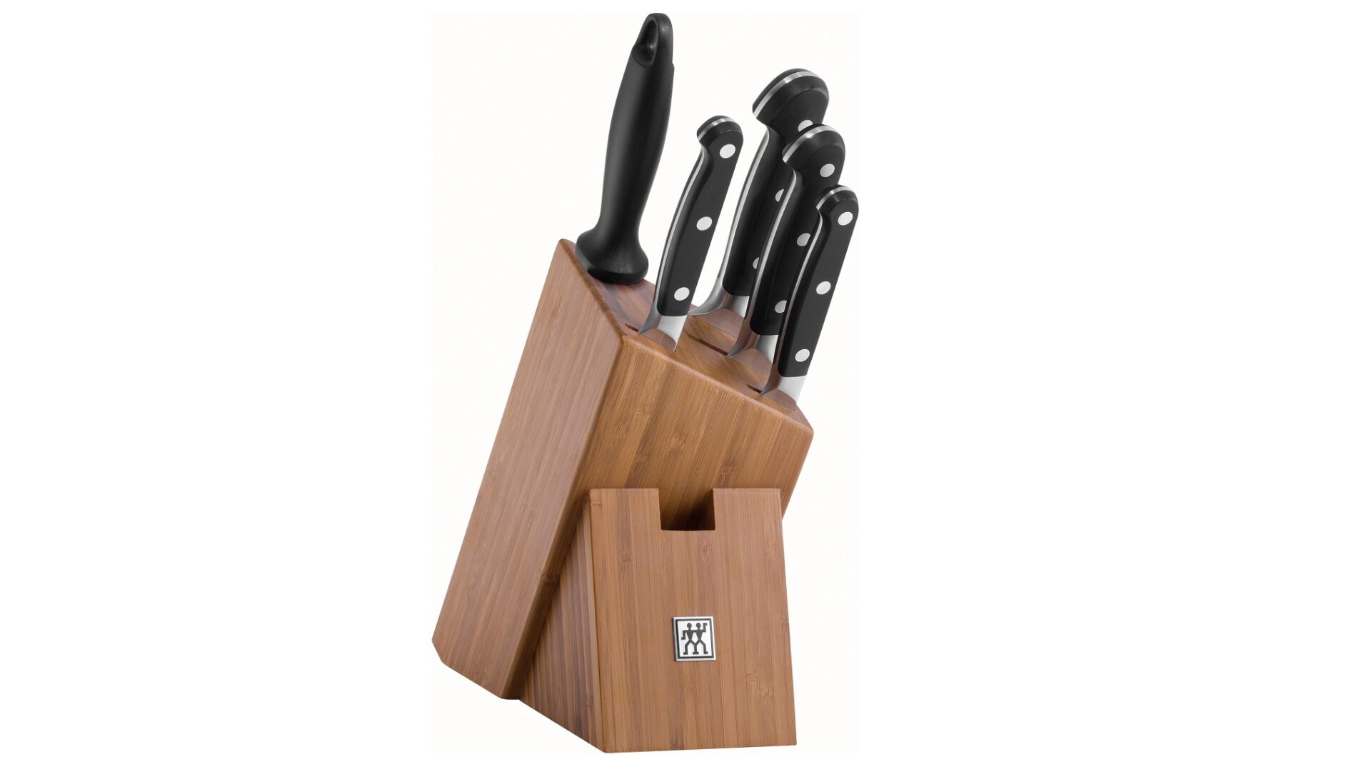 Zwilling Набор ножей с подставкой 6 предметов Pro | https://grandposuda.com.ua