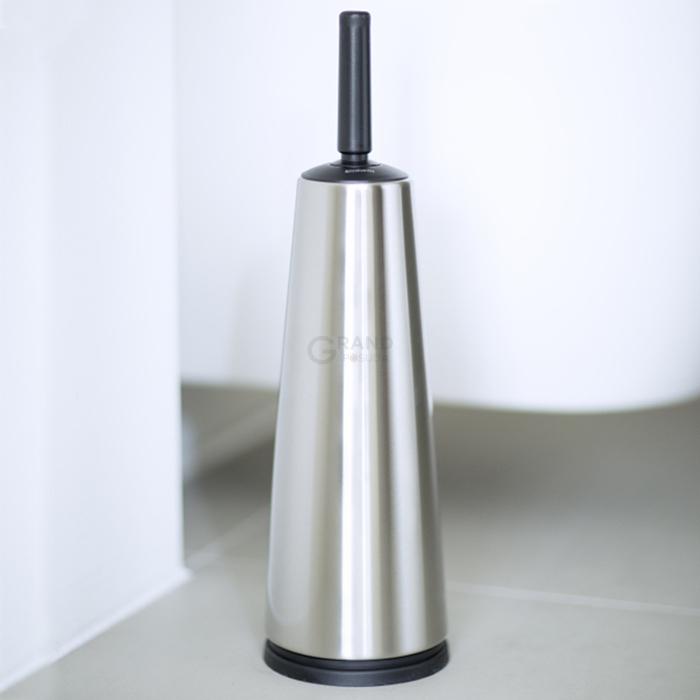 Brabantia Туалетний йоржик з тримачем матовий сталевий Classic | https://grandposuda.com.ua