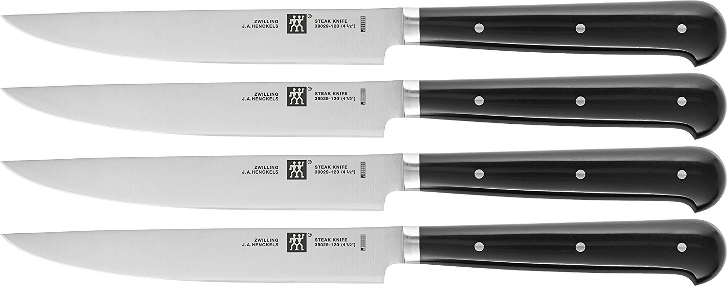 Zwilling Набір ножів для стейка 4 предмета Steak | https://grandposuda.com.ua