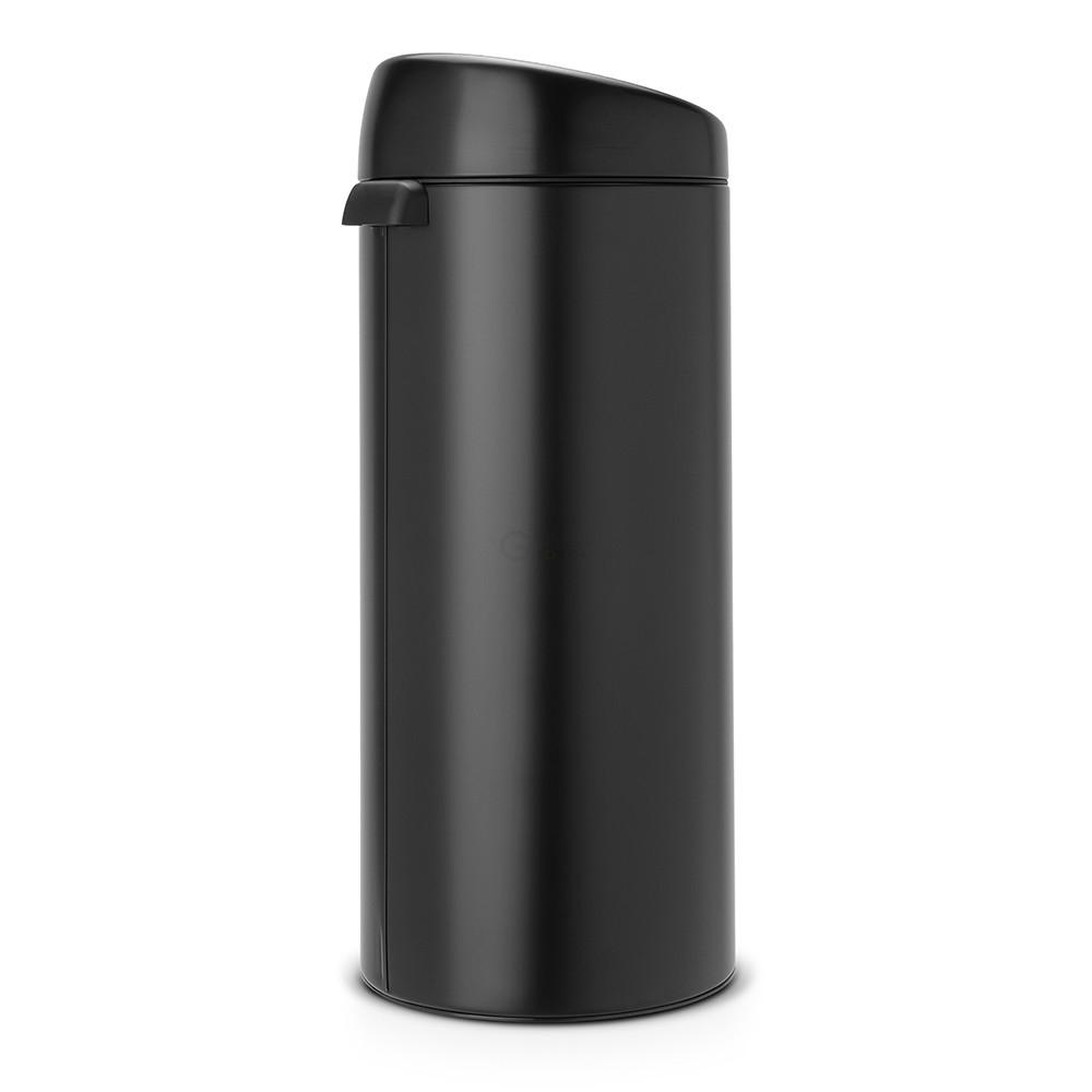 Brabantia Сміттєвий бак 30 л чорний матовий Touch Bin | https://grandposuda.com.ua