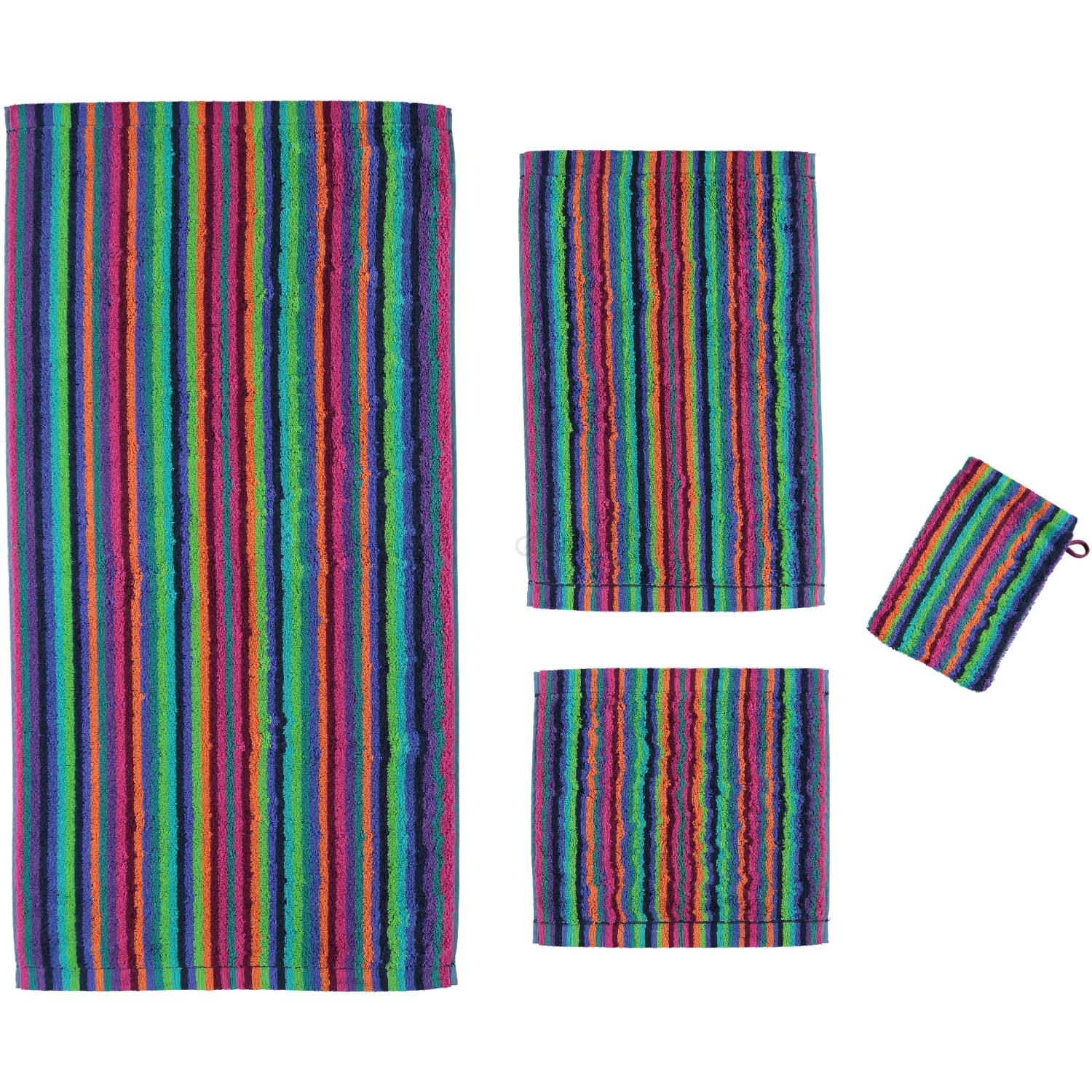 Мочалка-варежка 16 х 22 см Multicolor Stripes Lifestyle Cawo | https://grandposuda.com.ua