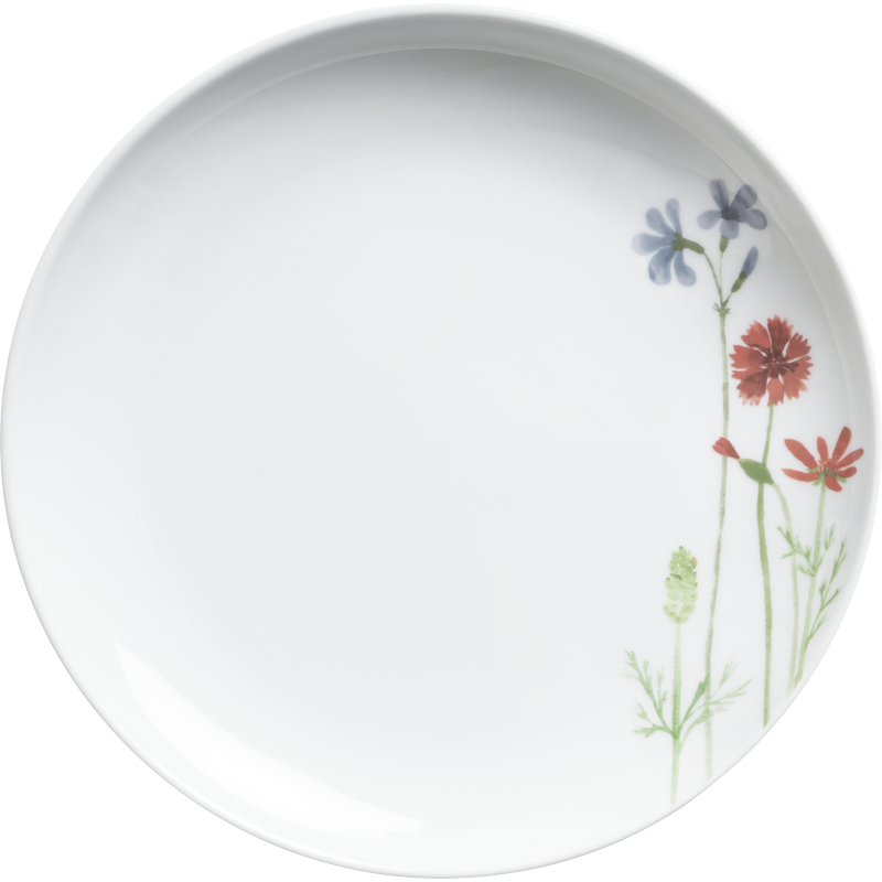 Kahla Тарілка для сніданку 22 см Magic Grip Wild Flower Blue / red | https://grandposuda.com.ua