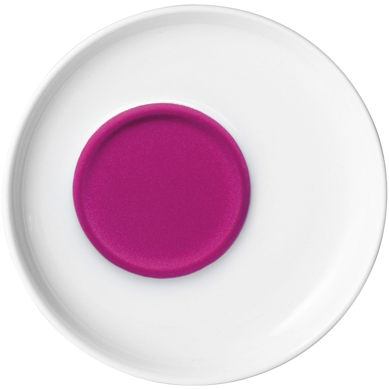 Kahla Блюдце к чашке для капучино 16 см Touch! Pink | https://grandposuda.com.ua