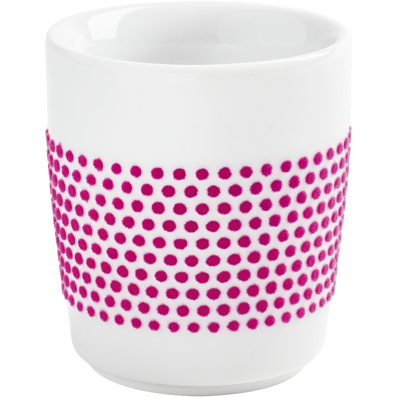Kahla Чашка для еспрессо 0,09 л Touch! Magenta dots | https://grandposuda.com.ua