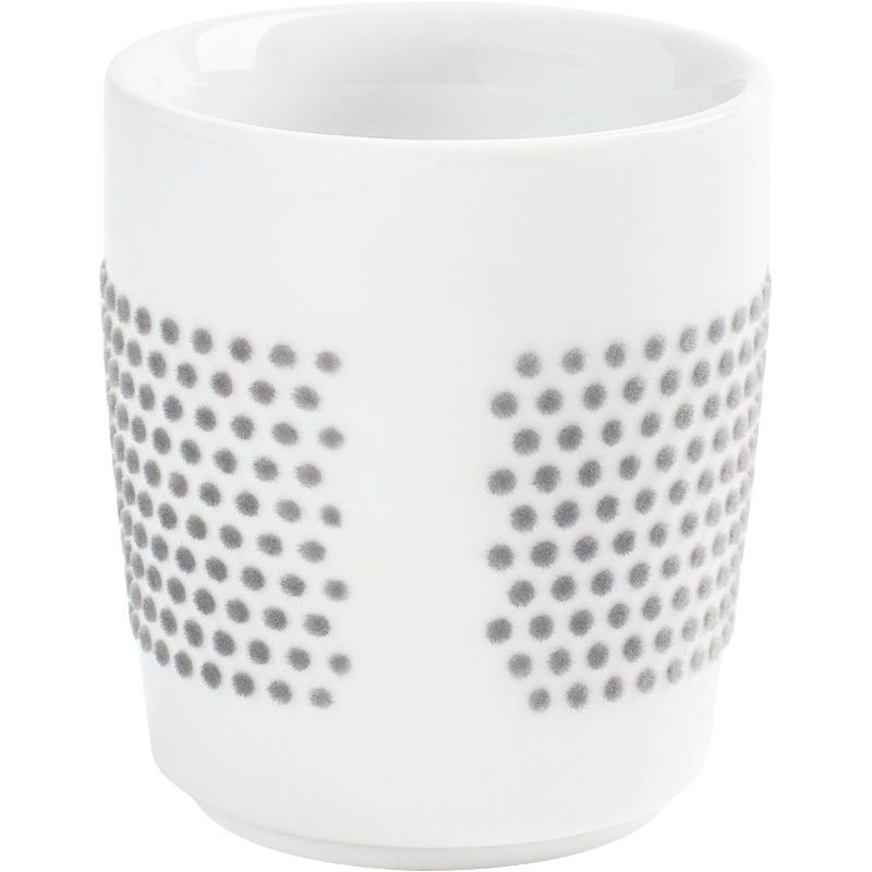 Kahla Чашка для еспрессо 0,09 л Touch! Gray dots | https://grandposuda.com.ua