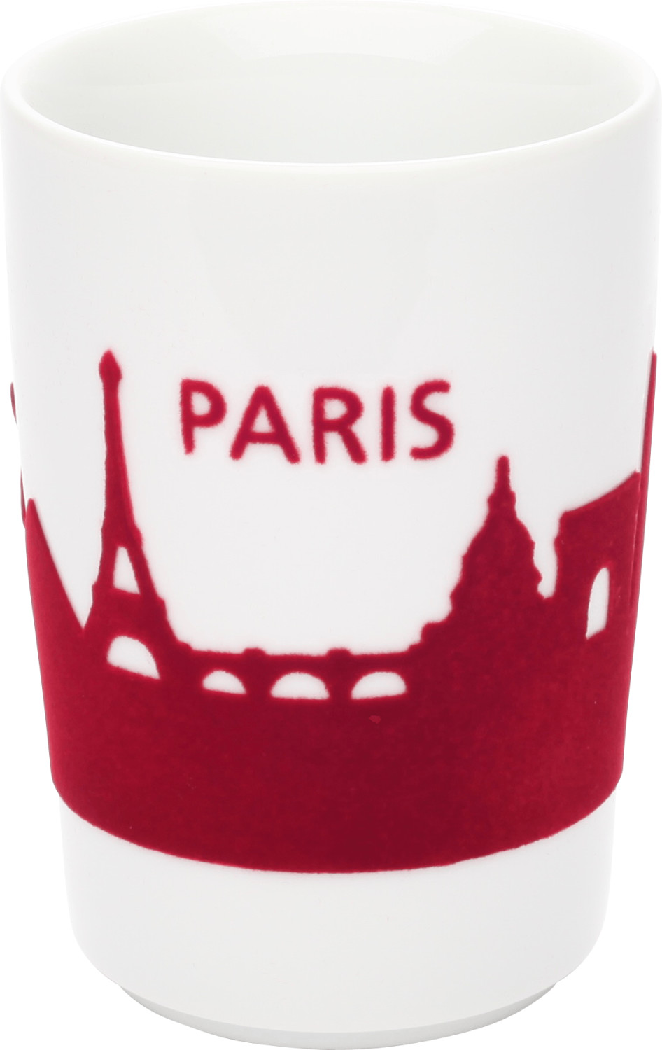 Kahla Кружка без ручки 350 мл Touch! Skyline Paris Червона Kahla Кружка без ручки 350 мл Touch! Skyline Paris Червона | https://grandposuda.com.ua