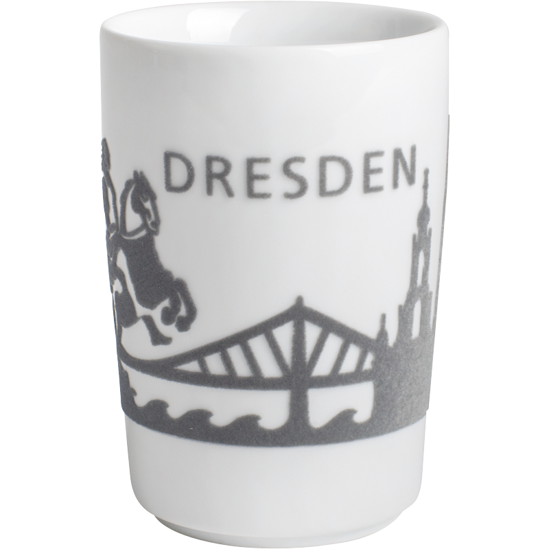 Kahla Кружка 0,35 л Touch! Skyline Dresden gray | https://grandposuda.com.ua