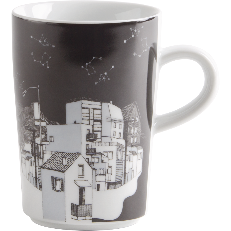 Kahla Чашка для макиато 0,35 л Five Senses City Life black / white Kahla Чашка для макиато 0,35 л Five Senses City Life black / white | https://grandposuda.com.ua