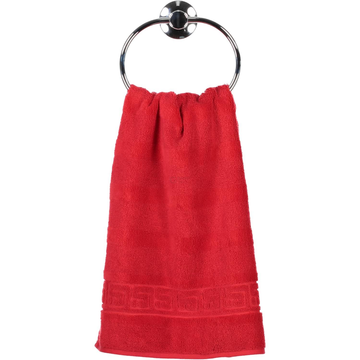 Рушник для рук 50 х 100 см Rot Noblesse Cawo | https://grandposuda.com.ua