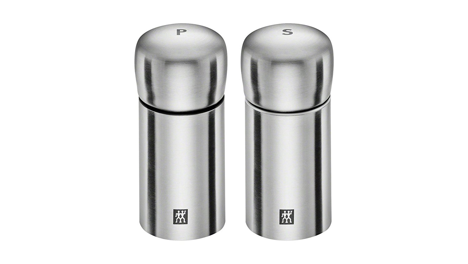 Zwilling Млин для солі / перцю 10 см набір 2 предмета сталевий Spices | https://grandposuda.com.ua