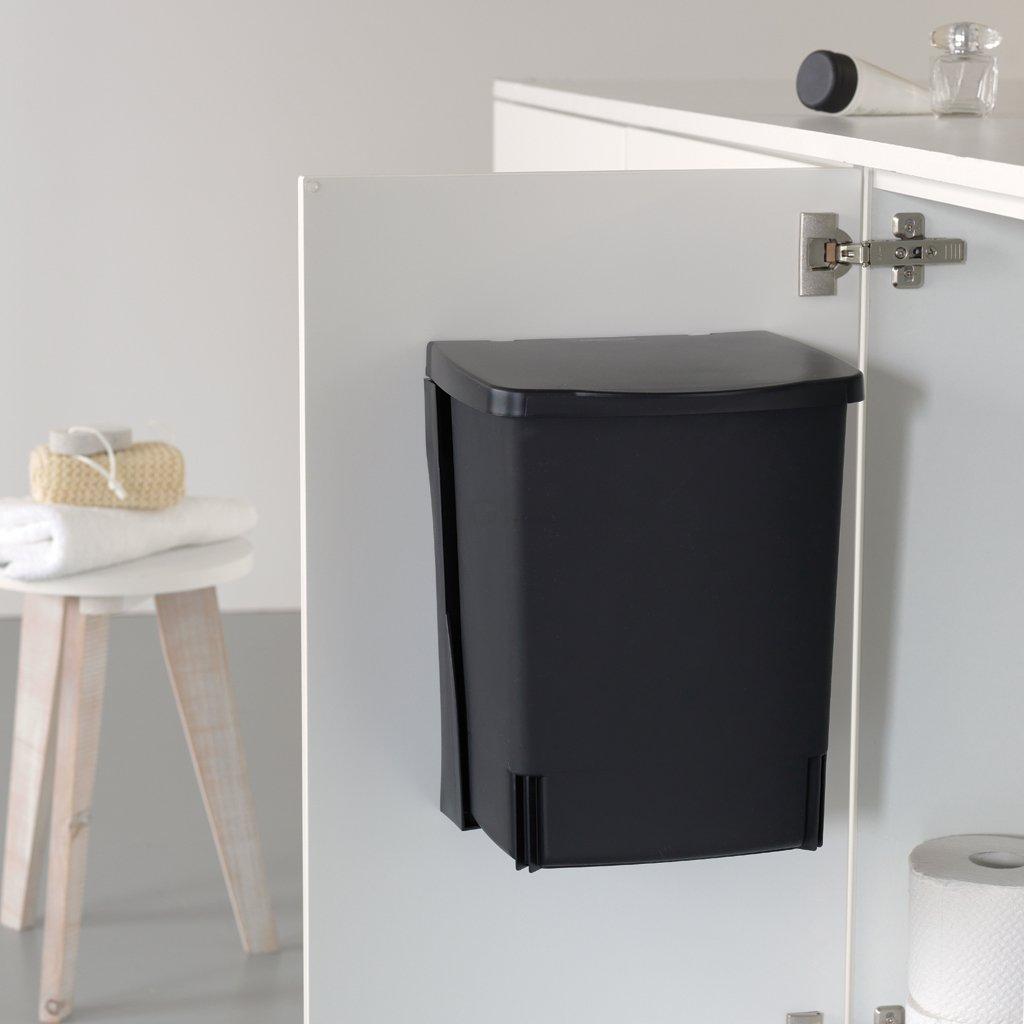 Brabantia Вбудований сміттєвий бак прямокутний чорний 10 л Built in Bin | https://grandposuda.com.ua