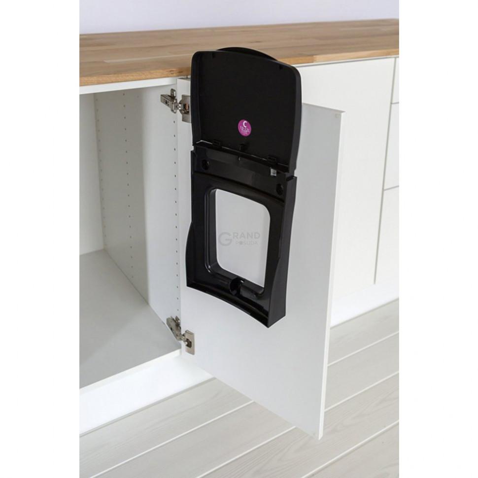 Brabantia Вбудований сміттєвий бак прямокутний чорний 10 л Built in Bin | https://grandposuda.com.ua