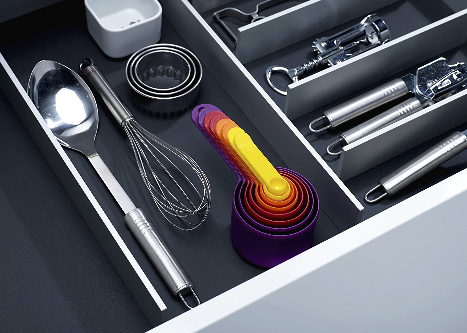 Joseph Joseph Мірні стаканчики 8 предметів Multicolor Nest Measure | https://grandposuda.com.ua