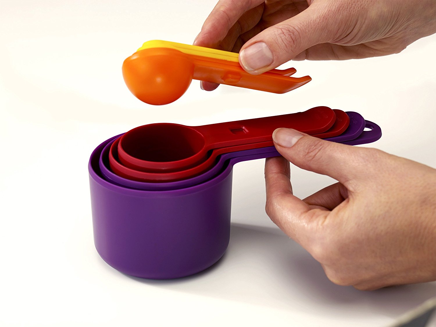 Joseph Joseph Мірні стаканчики 8 предметів Multicolor Nest Measure | https://grandposuda.com.ua