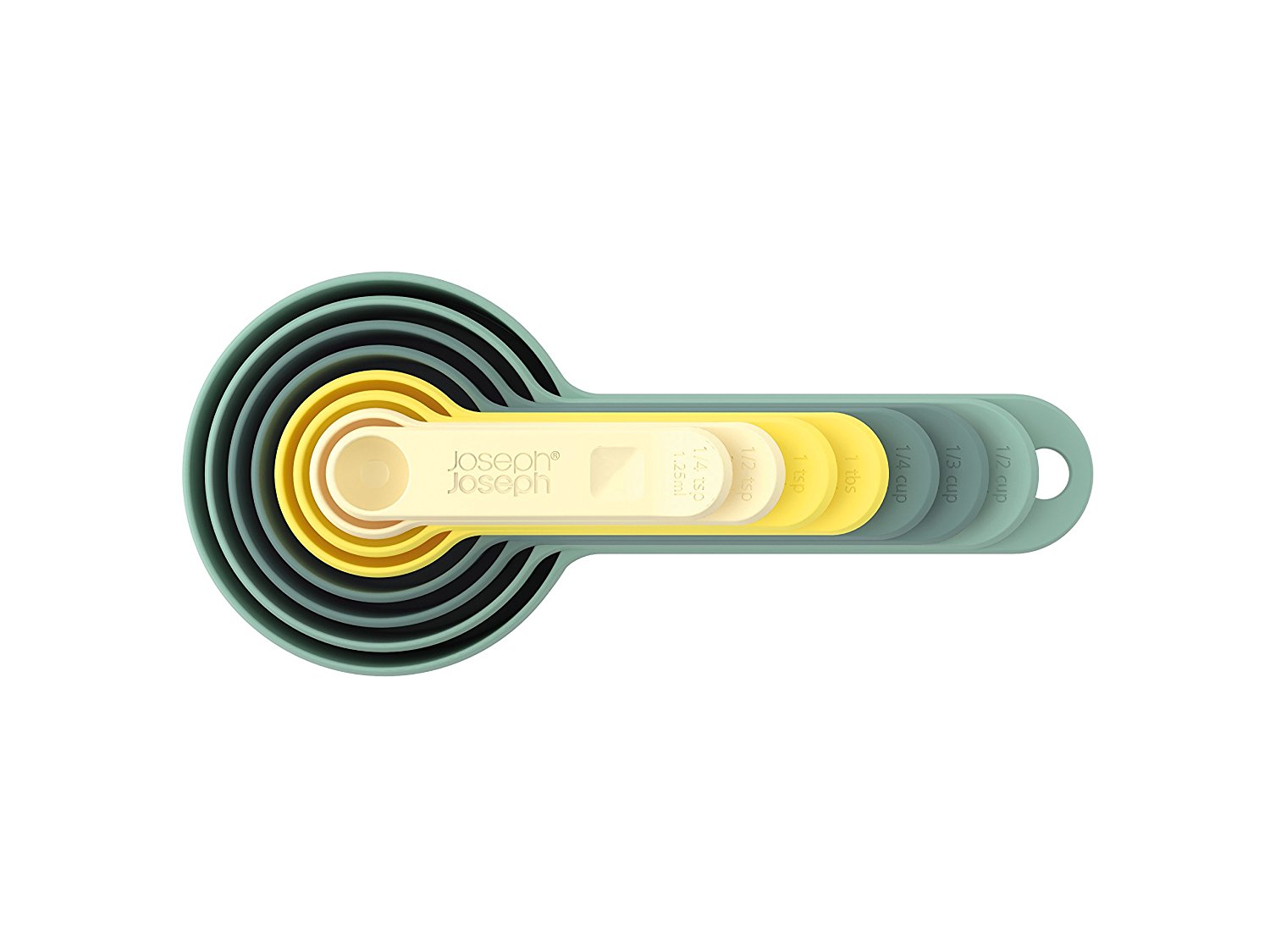 Joseph Joseph Мерные стаканчики 8 предметов Opal Nest Measure | https://grandposuda.com.ua