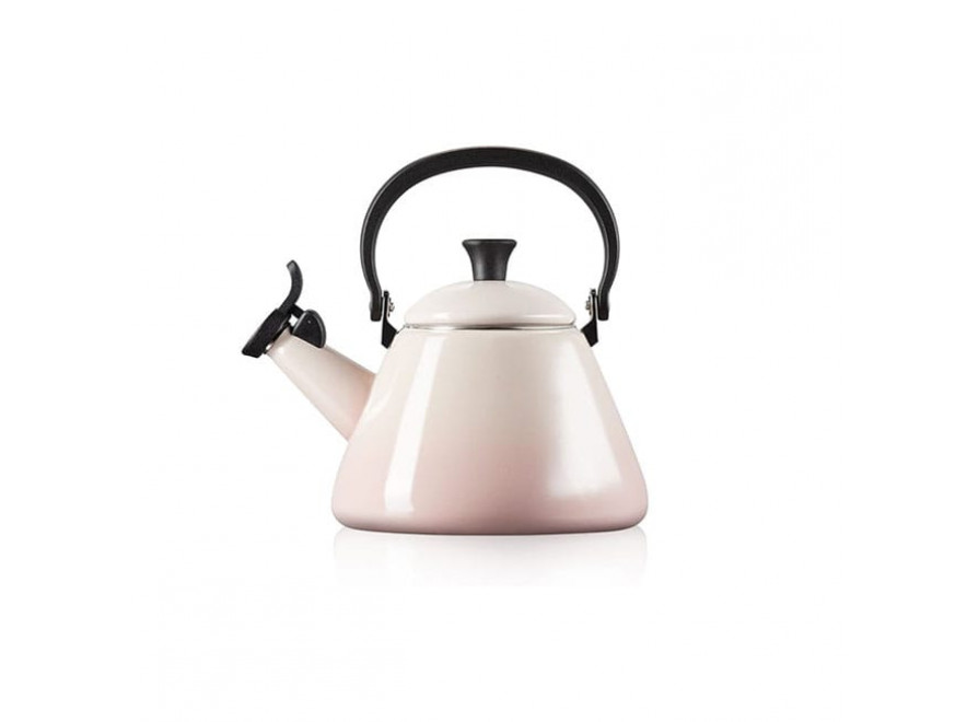 Le Creuset Конічний чайник зі свистком 1,6 л, рожевий Shell Pink Le Creuset Конічний чайник зі свистком 1,6 л, рожевий Shell Pink | https://grandposuda.com.ua