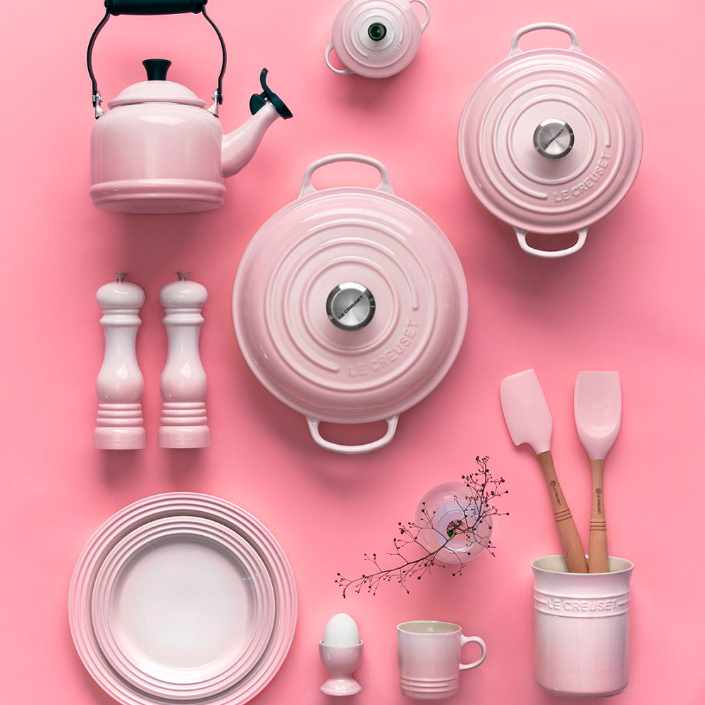 Le Creuset Чайник 1,1 л Demi Shell Pink | https://grandposuda.com.ua