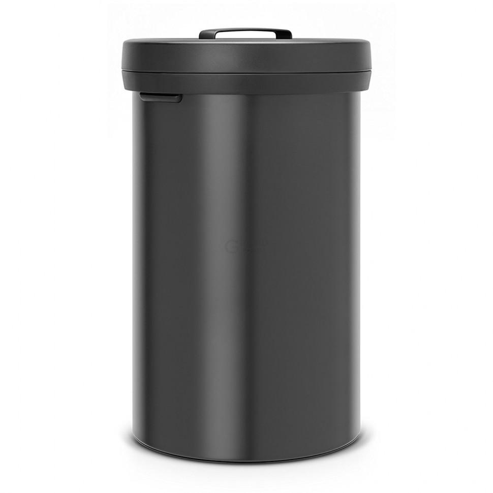 Brabantia Сміттєвий бак 60 л чорний матовий Big Bin | https://grandposuda.com.ua
