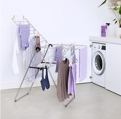 Brabantia Сушарка для білизни підлогова 20 м сіра Напдоп | https://grandposuda.com.ua