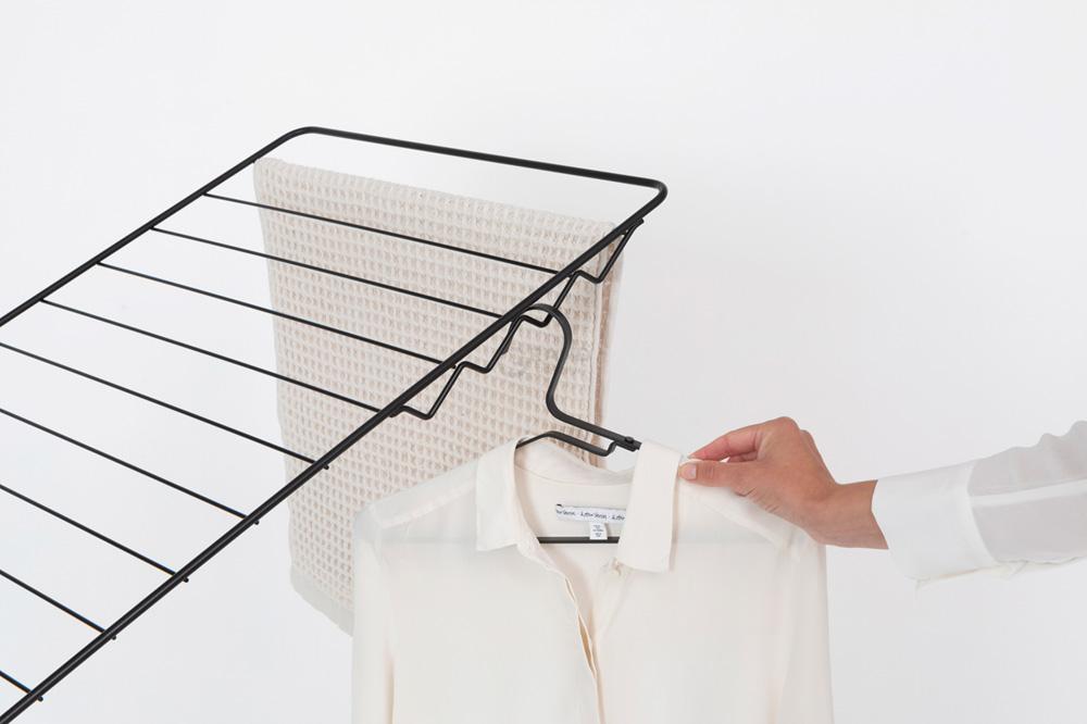 Brabantia Сушарка для білизни підлогова 25 м чорна матова Напдоп | https://grandposuda.com.ua