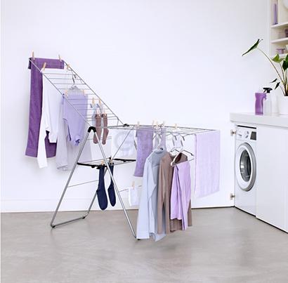 Brabantia Сушилка для белья напольная 25 м серая Наngon | https://grandposuda.com.ua