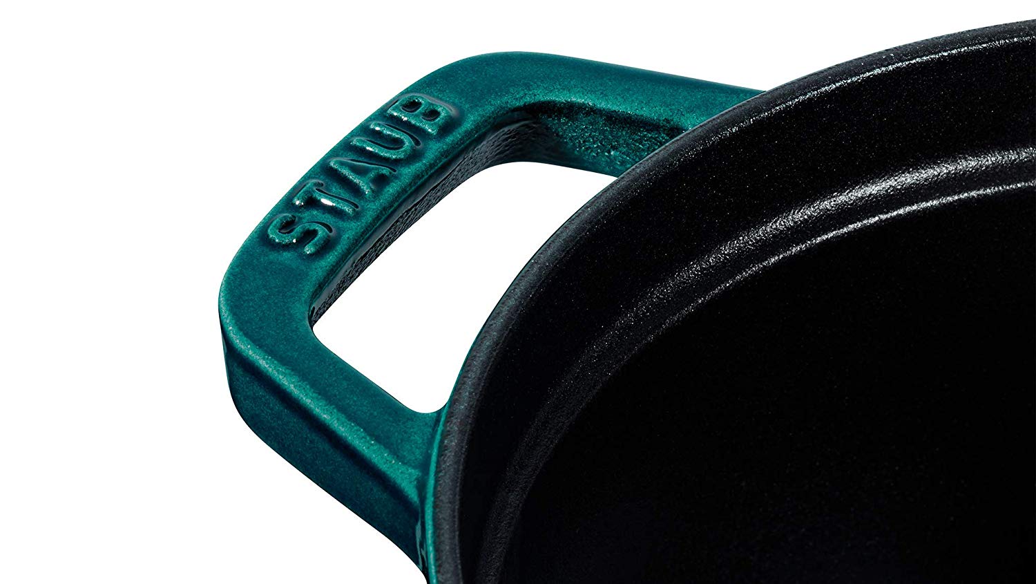 Staub Каструля / жаровня 22 см з кришкою La Mer | https://grandposuda.com.ua