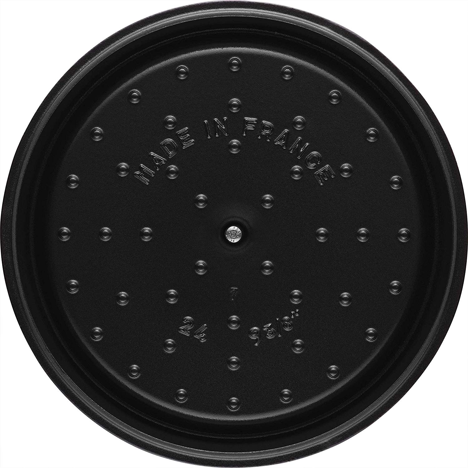 Staub Каструля / жаровня 28 см з кришкою бордова | https://grandposuda.com.ua