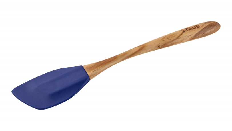 Staub Лопатка силиконовая 25 см Dunkelblau | https://grandposuda.com.ua