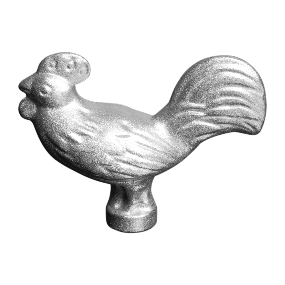 Staub Ручка для кришки у формі півня, сталева | https://grandposuda.com.ua