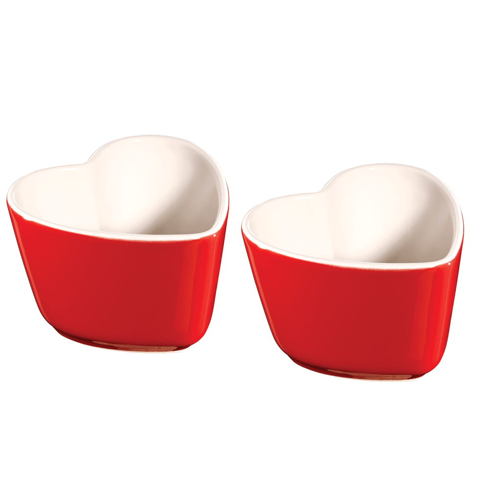 Staub Набор форм для запекания в форме 0.08 л сердца 2 предмета Cherry | https://grandposuda.com.ua