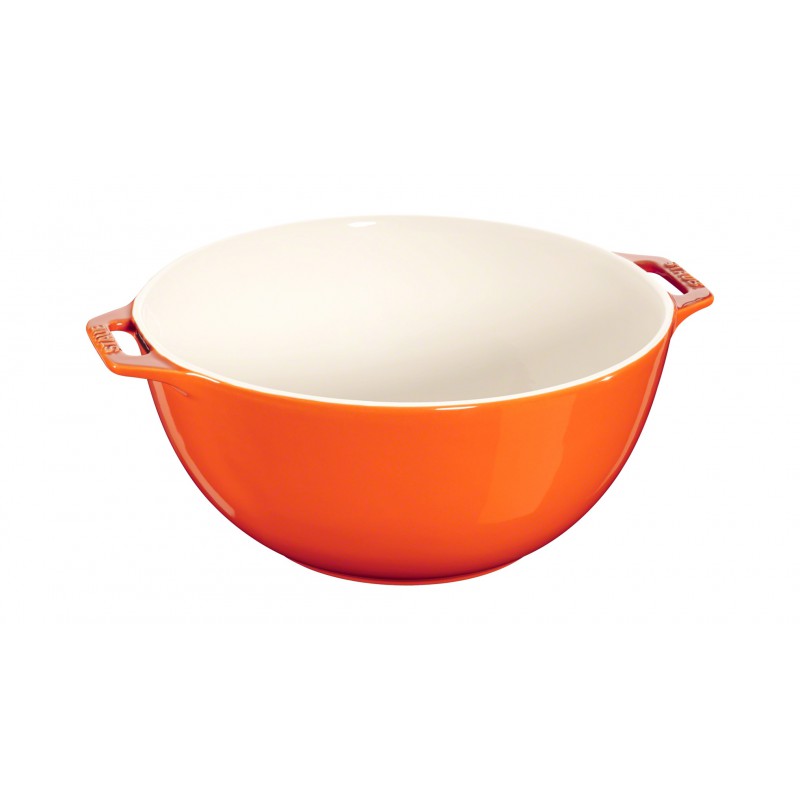Staub Миска для сервірування помаранчева 25 см | https://grandposuda.com.ua