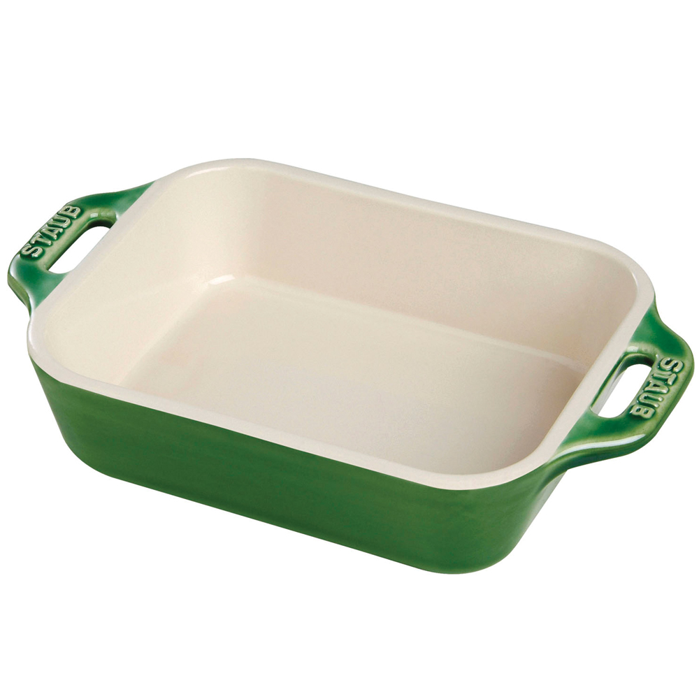 Staub Форма для запекания прямоугольная 14 х 10 см Basil | https://grandposuda.com.ua