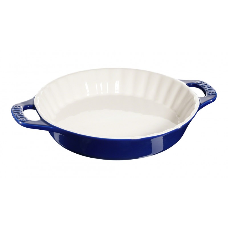Staub Форма для випікання / блюдо для пирога 28 см Dark Blue | https://grandposuda.com.ua