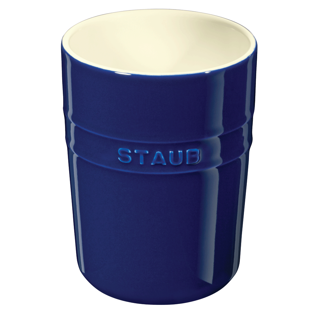 Staub Ємність для зберігання кухонного приладдя 12 х 16.5 см Dark Blue | https://grandposuda.com.ua
