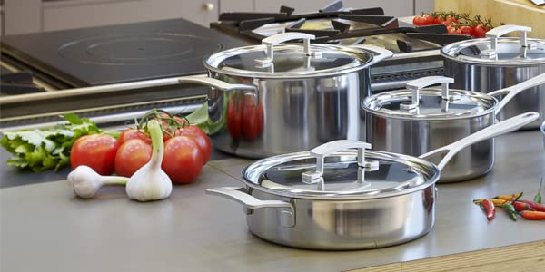 Zwilling Каструля з кришкою 22 см Demeyere Industry | https://grandposuda.com.ua