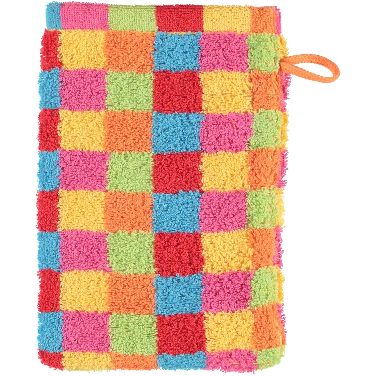 Мочалка-варежка 16 х 22 см Multicolor Cube Karo Lifestyle Cawo | https://grandposuda.com.ua