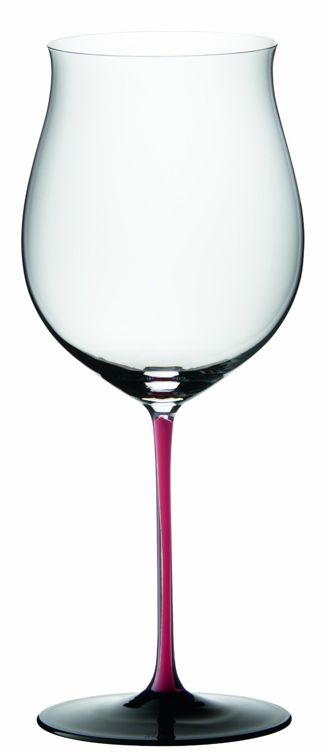 Riedel Фужер Burgundy Grand Cru 1050 мл, кришталь з чорним підставою, ручна робота, Black Series | https://grandposuda.com.ua