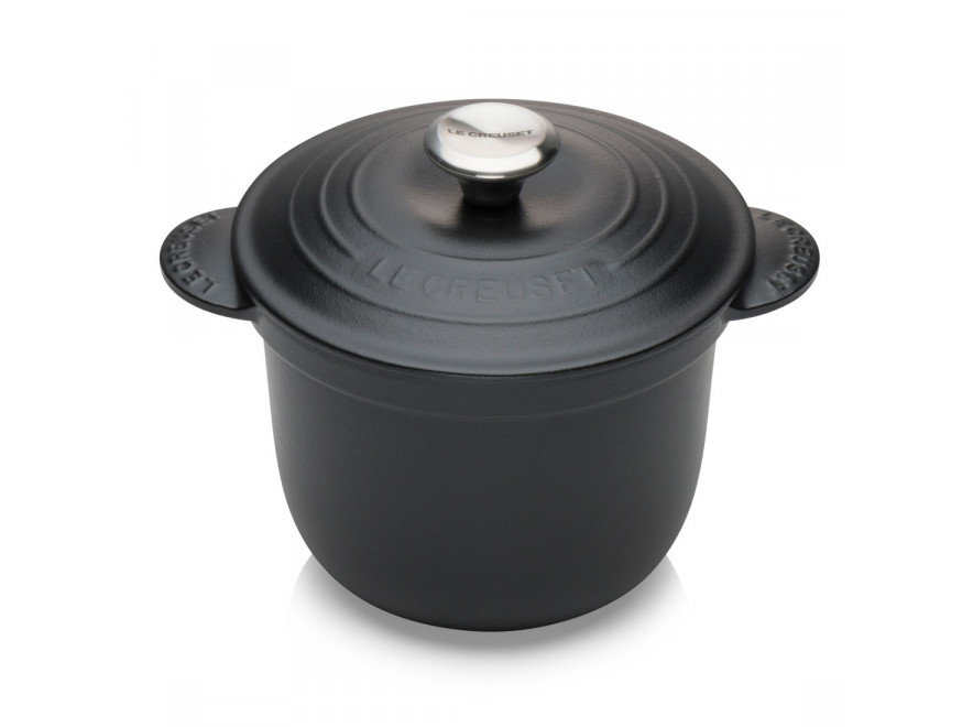Le Creuset Кастрюля / жаровня 18 см с крышкой, черная Every Black | https://grandposuda.com.ua