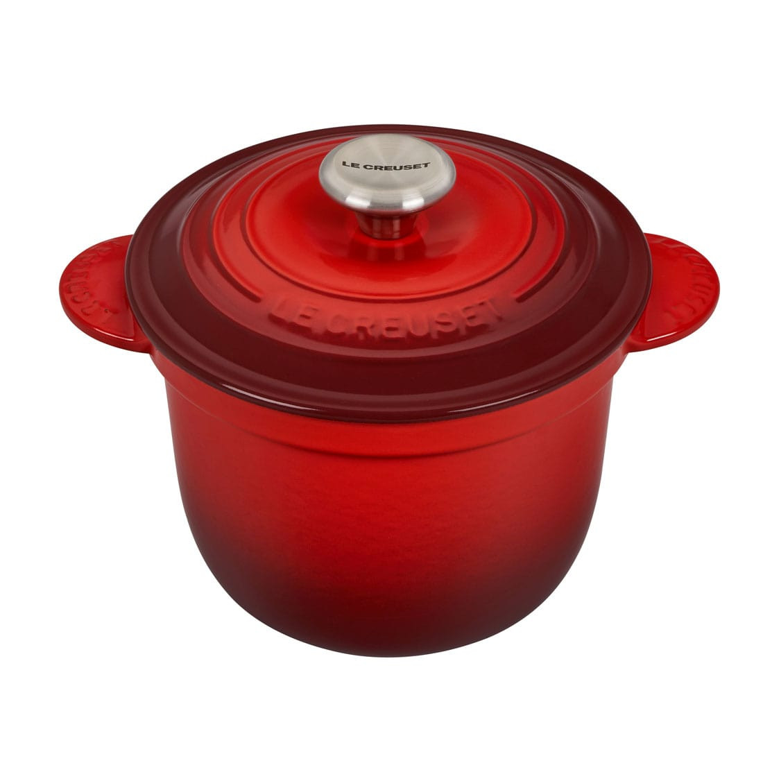 Le Creuset Кастрюля / жаровня 18 см с крышкой, красная Every Cerise | https://grandposuda.com.ua