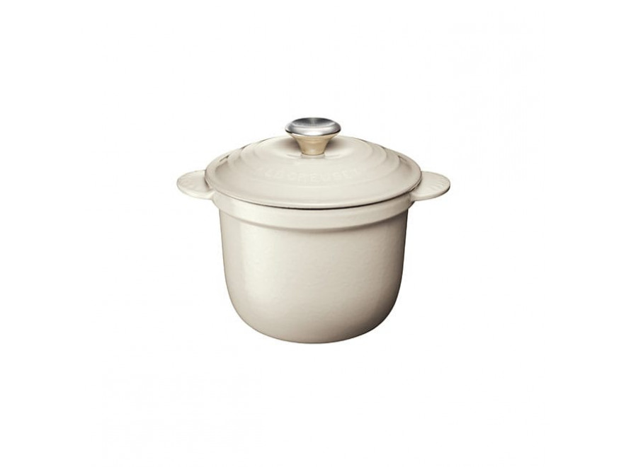 Le Creuset Кастрюля / жаровня 18 см с крышкой, бежевая Every Creme | https://grandposuda.com.ua